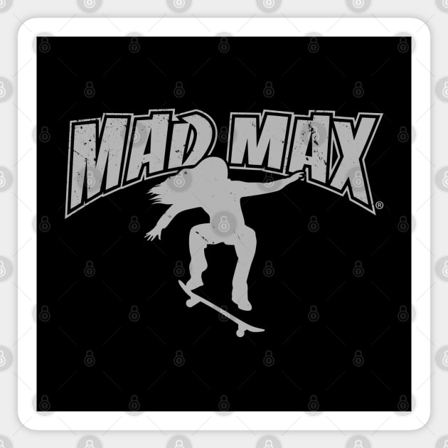 Cool 80's Skateboard Max The Thrasher Girl Sticker by BoggsNicolas